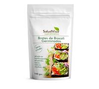 Salud Viva Brócoli Germinado Deshidratado Eco 100 g, brotes de brócoli germinados, alto en fibra, fuente de proteínas, para ensaladas, bowls, sopas y cremas