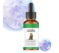 Salud Y Bienestar para Gatos,Gotas Digestivas para Gatos de 60ml,Gotas de Bienestar Diario - para Alimento Premios Leche de Interior Viaje Agua Cuidado Diario