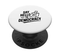 Saluda a la Democracia PopSockets PopGrip Adhesivo