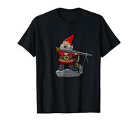 Saluda A MI PEQUEÑO Amigo - MG42 Camiseta gráfica económica, Hombre, Negro, S