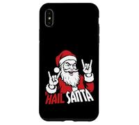 Saluda a Papá Noel, Divertido, solsticio, gótico, Odio la Navidad Carcasa para iPhone XS MAX