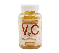SaludBox VityC 60 Gominolas de Vitamina C Sin Azúcar - Para Niños y Adultos - Contribuye al Funcionamiento Normal del Sistema Inmunitario y a Reducir el Cansancio - Veganas, Sabor Naranja