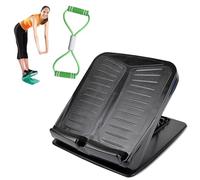 Saludea Flex Board, Adjustable Portable Incline Board and Calf Stretcher, Portable Slant Boards for Calf, Ankle and Foot Stretching, 300 Lbs Capacity, Anti-Slip Surface (Black)