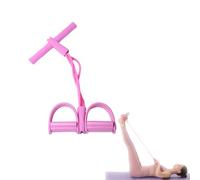 Saludea Gentle Fit Resistance Band, Skandara Workout Bands, 21 Fitness Resistance Bands-4 Tube Pedal Ankle Puller, Wildboy Exercise Band for Arm and Leg (Pink)