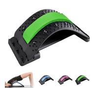 Saludea Spinecomfort Back Stretcher, Back Cracker 4 Level, Lumbar Stretcher, Gentle Fit, Home Office Use (Green)