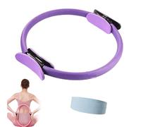 Saludea Vitality Ring, Designed for Gentle Strength & Mobility Training, for Back and Thin Legs, Enhances Flexibility Promotes Better Posture (Purple)