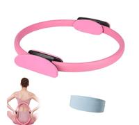 Saludea Vitality Ring, Designed for Gentle Strength & Mobility Training, for Back and Thin Legs, Enhances Flexibility Promotes Better Posture (Pink)