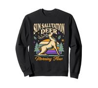 Saludo al Sol Ciervo Mañana Flow Yoga Sudadera