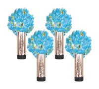 Saludo de confeti de 4 piezas, poppers de fiesta, balas de cañón de confeti, saludo de revelación de género para baby shower, fiesta de revelación de género