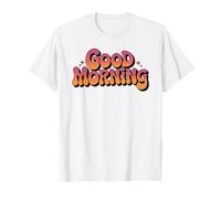 Saludo Diario Good Morning Sunrise Positive Vibes Camiseta