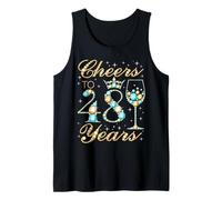 Saludos a 48 años, Fiesta de cumpleaños número 48 para Mujer, Princesa Reina Camiseta sin Mangas