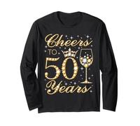 Saludos a 50 años, 50 cumpleaños de la Reina, 50 años Manga Larga