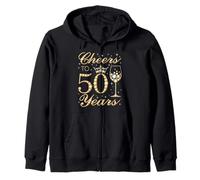 Saludos a 50 años, 50 cumpleaños de la Reina, 50 años Sudadera con Capucha