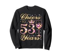 Saludos a 53 años, Fiesta de cumpleaños número 53 para Mujer, Princesa Reina Sudadera