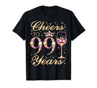 Saludos a 99 años, Fiesta de cumpleaños número 99 para Mujer, Princesa y Reina Camiseta