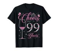 Saludos a la Reina del 99 cumpleaños de la Reina de 99 años, Linda Fiesta de cumpleaños Camiseta