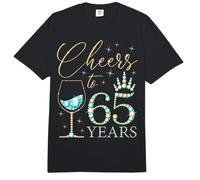 Saludos a Las Mujeres de 65 años Que cumplen 65 años, cumpleaños de Queens Comfort Colors Adult Heavyweight T-Shirt