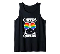 Saludos a los Queers desquiciados Desfile del Orgullo Gay Meme Divertido Camiseta sin Mangas