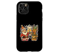 Saludos de Cerveza de Papá Noel y Reno Carcasa para iPhone 11 Pro