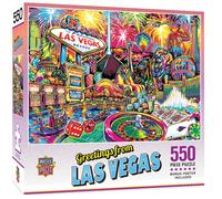 Saludos De Las Vegas 550 Piezas Puzle Rompecabezas Cartel 610mm x 460mm ( Mpc )