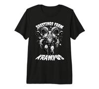 Saludos Desde Krampus Creepy Christmas Merry Krampusnacht Camiseta Premium