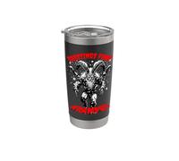 Saludos desde Krampus Scary Christmas Merry Krampusnacht! Vaso térmico de acero inoxidable de doble pared