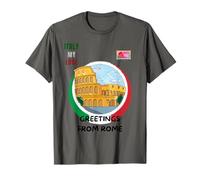 Saludos desde Roma Italia Amantes Hombres Mujeres Camiseta