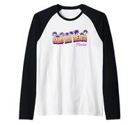 Saludos desde Sand Key Beach Florida Camiseta Manga Raglan