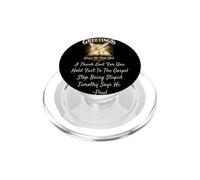 Saludos: La Gracia esté contigo. Carta de Pablo: Doy Gracias a Dios por ti PopSockets PopGrip para MagSafe