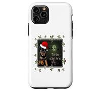 Saludos navideños de The Season To Be Jolly Cute Pup Carcasa para iPhone 11 Pro