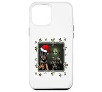 Saludos navideños de The Season To Be Jolly Cute Pup Carcasa para iPhone 12 Pro MAX