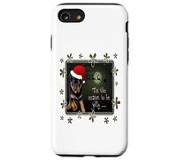 Saludos navideños de The Season To Be Jolly Cute Pup Carcasa para iPhone SE (2020) / 7/8
