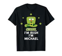 Saludos Soy irlandés Soy Michael, Día de San Patricio Camiseta