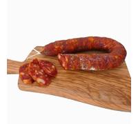 Salumificio San Cristoforo - Salchicha Calabresa Curada Dulce, Sin Lactosa y Gluten, Producto Artesanal al Vacío, 500g, Sabor Auténtico