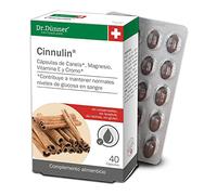 Salus - Cinnulin Complemento Alimenticio - 40 Cápsulas - Ayuda a Mantener Niveles Normales de Glucosa en Sangre - Elaborado con Extracto de Corteza de Canela de Ceilán, Vitamina E, Cromo y Magnesio