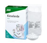Salus Czysta ziemia okrzemkowa - 1 opakowanie 200 g - produkt dostępny bez recepty - do zapobiegania łamliwym paznokciom i włosom - okrzemkowa ziemia z okrzemek 87% czystej zawartości kwasu krzemowego