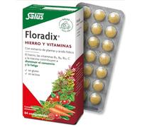 Salus - FLORADIX 84 Comprimidos- Suplemento alimenticio 100% natural-Hierro-vitaminas-fatiga y debilidad -ayuda