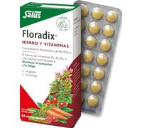 Salus Floradix Suplemento, Reduce Cansancio y Fatiga, 84 Comprimidos | Hierro Orgánico, Con Ácido Fólico y Vitaminas B1, B2, B5, B12 y C