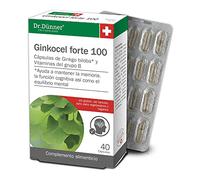 Salus - Ginkocel Forte Complemento Alimenticio - 100 Cápsulas - Ayuda a Mantener la Memoria, la Función Cognitiva y el Equilibrio Mental - Contiene Ginkgo Biloba y Vitaminas del Grupo B