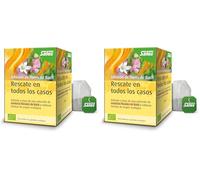 Salus - Infusión de Flores de Bach - Rescate en Todos los Casos - 15 Sobres - Ayuda a Levantar el Ánimo - Elaborada a Base de una Selección de Esencias Florales y Valiosas Hierbas (Paquete de 2)