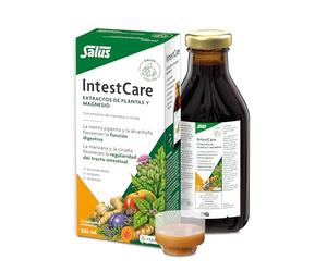 Salus - IntestCare Complemento Alimenticio - 250 ml - Contribuye al Buen Funcionamiento y al Mantenimiento del Intestino - Contiene Magnesio, Extractos de Cúrcuma y Otras Plantas