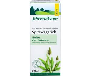 Salus - Jugo Natural de Llantén - Complemento Alimenticio - 200 ml - Contribuye a la Normal Salud de las Vías Respiratorias - Elaborado con Hierba Fresca de Llantén