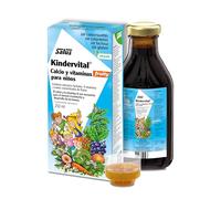 Salus - Floradix-Kindervital Fruity - Complemento Alimenticio en gota para Niños - 250 ml - Aporta Calcio y Vitamina D para el Crecimiento - Elaborado con Hierbas Selectas y Zumos Concentrados