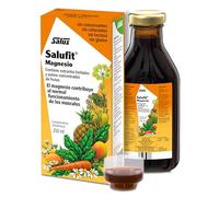 Salus - Salufit Magnesio Complemento Alimenticio - 250 ml - Contribuye a la Buena Función Muscular y Disminuye el Cansancio - Contiene Magnesio, Extractos Herbales y Zumos de Fruta