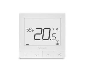 SALUS SQ610RF Controlador de temperatura con sensor de humedad, alimentado por batería