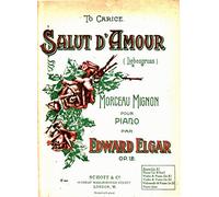 Salut d'Amour: E major (original). op. 12. piano.