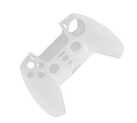 SALUTUY Funda de Silicona, Antideslizante Funda de Silicona para Controlador PS5(Blanco)