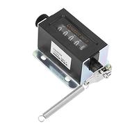 SALUTUYA Contador de conteo Manual, Contador mecánico D67F, Contador Giratorio reiniciable de 5 dígitos, Contador mecánico Manual, 0-99999, Cuenta con precisión