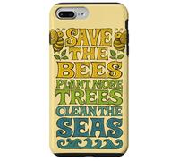 Salva a Las Abejas Planta Más árboles Limpiar los Mares Naturaleza Eco Carcasa para iPhone 7 Plus/8 Plus