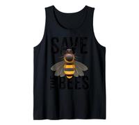Salva a las abejas, Salva el mundo, Día de la Tierra, Medio ambiente Camiseta sin Mangas